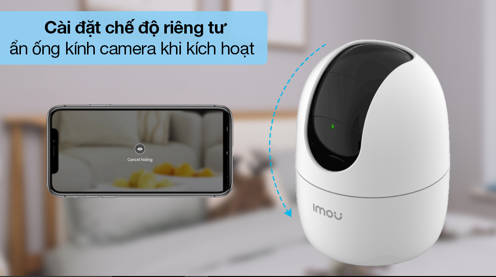 Camera IP 360 độ 1080P Imou Ranger 2 - Cài đặt chế độ riêng tư
