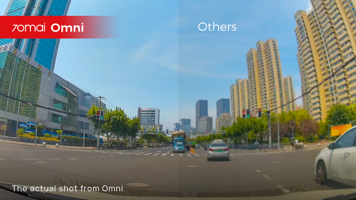 70mai X200 OMNI Ghi hình sắc nét ban ngày