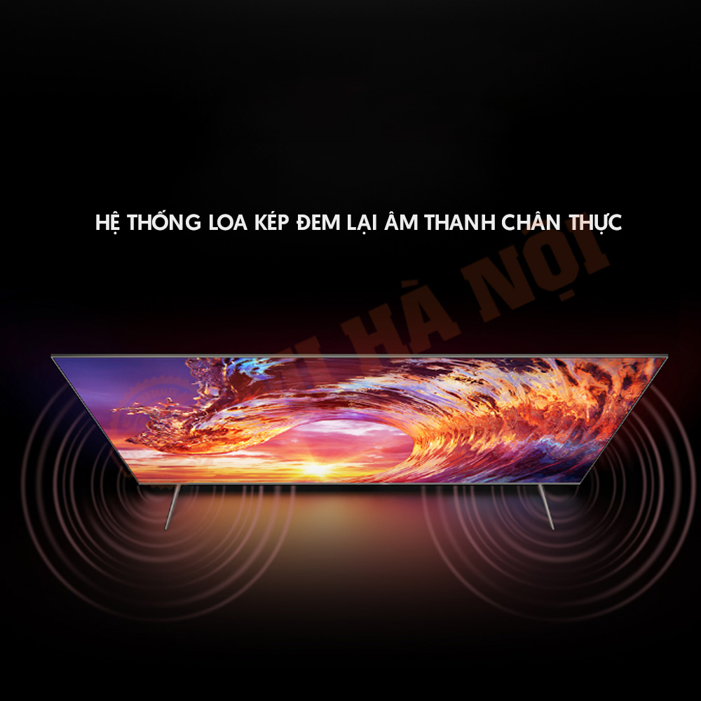 Tivi Xiaomi Redmi X85 cho âm thanh sống động với bộ đôi loa kép công suất lớn