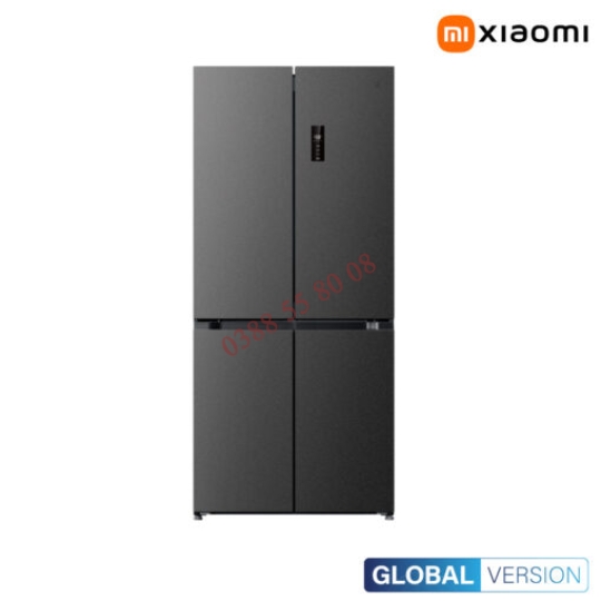 Tủ lạnh Xiaomi Mijia Refrigerator Cross Door 510L, Dual inverter Tiết kiệm điện và vận hành êm ái